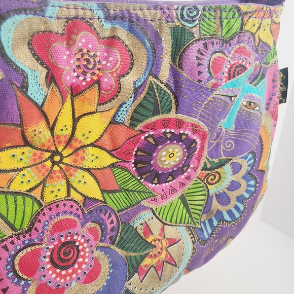 Laurel Burch Colorful Floral Bag - Picture 2 of 11